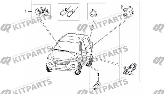 Замок зажигания, кнопка "START" Lifan