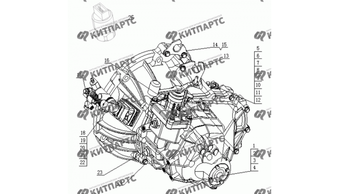 коробка передач в сборе Geely